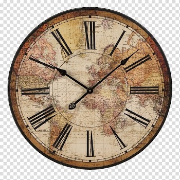 Clocks ColdLove, round black framed wall clock transparent background PNG clipart