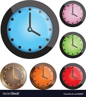 Clocks vector image