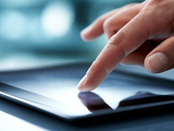 Close-Up Interaction with Tablet Screen