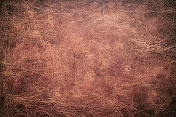 Close-Up of Aged Brown Leather Texture