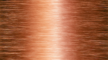 Close-Up of Brushed Copper Metal Surface