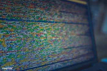 Close up of coding | Free public domain photo - 432555