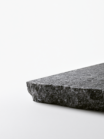 Close-up of Dark Granite Stone Slab