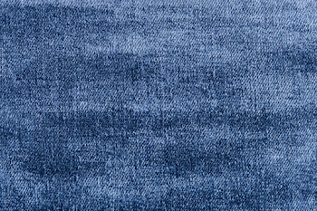 Close-Up of Dark Indigo Blue Denim Texture