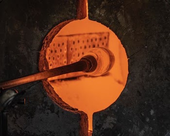close up of heating rod