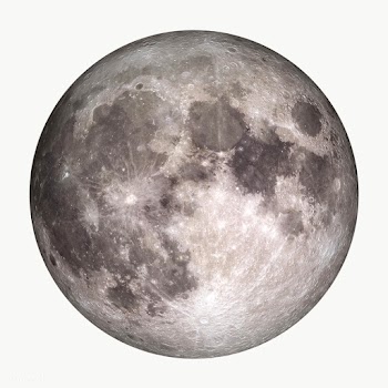 Close up of the full moon sticker overlay | Free  transparent png - 2339490