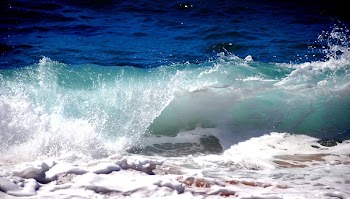 Close-up of Waves in Sea
