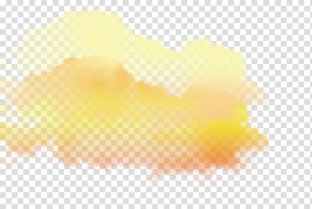 Close-up of white and yellow clouds, Sunlight Sky Yellow , Color Cloud transparent background PNG clipart