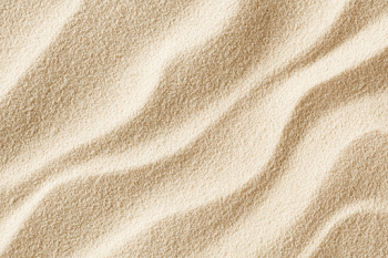 Close-up of Wind-Sculpted Beige Desert Sand