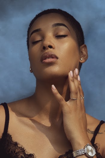 Close-Up Photo of a Closed Eyed Woman