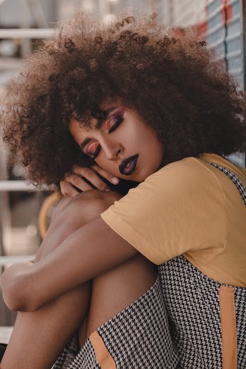 Close Up Photo of a Woman