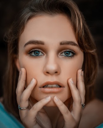Close-Up Photo of a Woman's Face