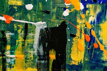 Close-Up Photo Of Abstract Painting