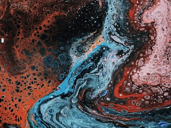 Close-Up Photo Of Abstract Painting