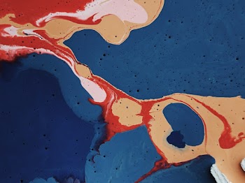 Close-Up Photo Of Abstract Painting