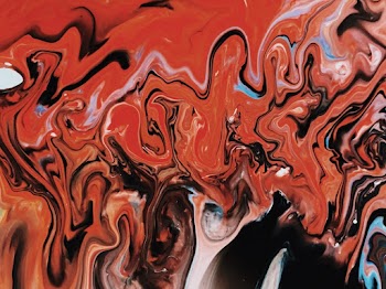 Close-Up Photo Of Abstract Painting