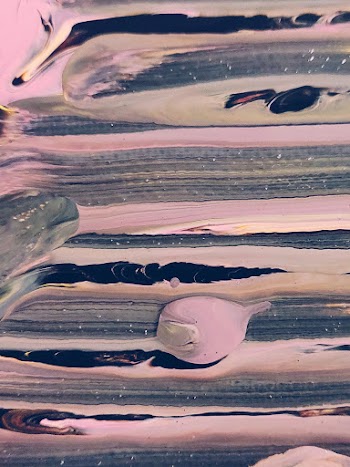 Close-Up Photo of Abstract Painting