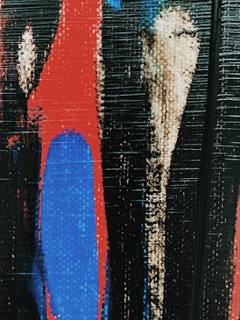 Close-Up Photo Of Abstract Painting
