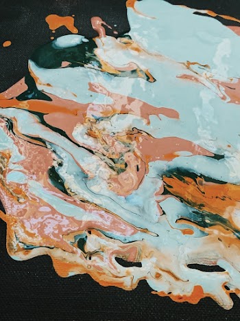Close-Up Photo Of Abstract Painting