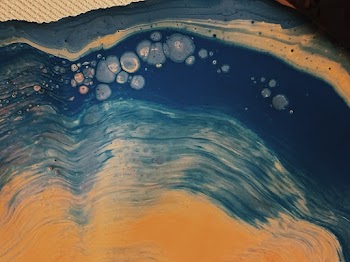 Close-Up Photo Of Abstract Painting