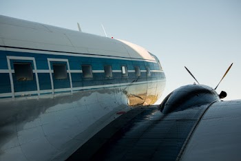 Close-Up Photo of Airplane Wing