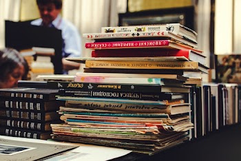 Close-Up Photo Of Assorted Books