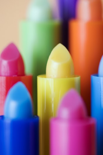 Close-Up Photo of Assorted Colored Lipstricks