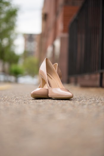 Close-Up Photo of Beige Heels