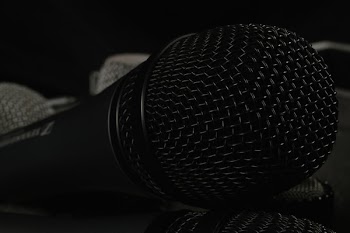 Close Up Photo of Black Microphone