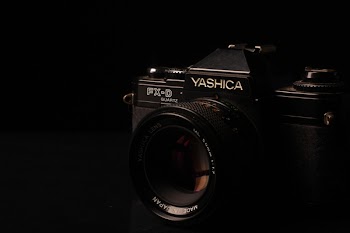 Close-up Photo of Black Yashica FX-D Camera