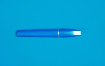 Close-Up Photo Of Blue Container