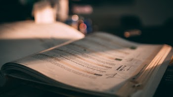 Close-Up Photo Of Book 