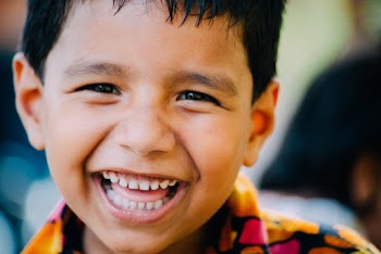 Close-Up Photo Of Boy's Face