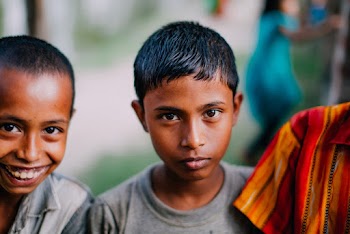 Close-Up Photo Of Boys 