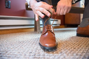 Close-Up Photo of Brown Leather Shoes