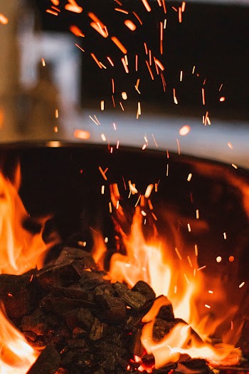Close-Up Photo of Charcoal On Fire
