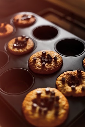 Close-Up Photo of Chocolate Cupcakes