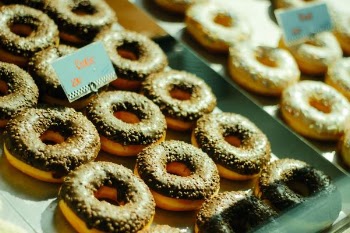 Close-Up Photo of Chocolate Doughnuts
