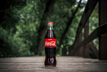 Close-Up Photo of Coca-cola Bottle