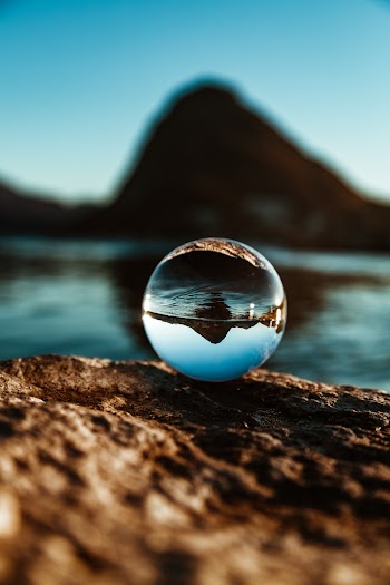 Close-Up Photo of Crystal Ball
