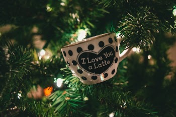 Close-Up Photo of Cup On Christmas Tree