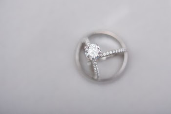 Close-Up Photo of Diamond Rings