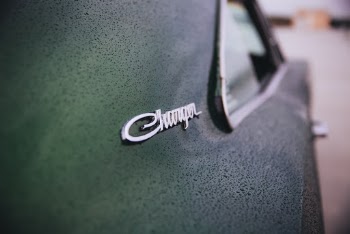 Close-Up Photo of Dodge Charger Logo