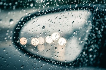 Close-Up Photo of Droplets on Glass