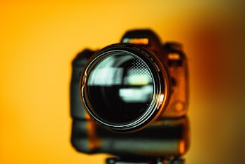 Close-Up Photo of DSLR Camera
