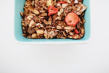 Close-Up Photo of Granola in Bowl