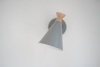 Close-up Photo of Gray and Brown Lamp