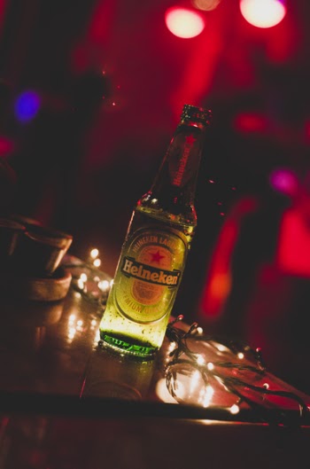 Close-Up Photo Of Heineken Bottle