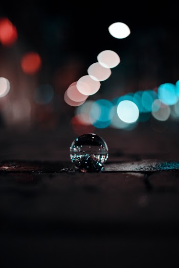 Close-Up Photo of Lensball