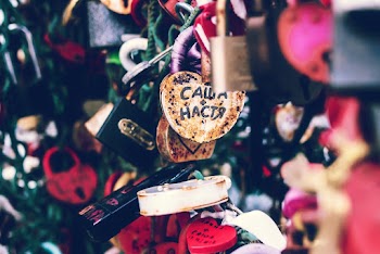 Close-Up Photo of Love Padlocks